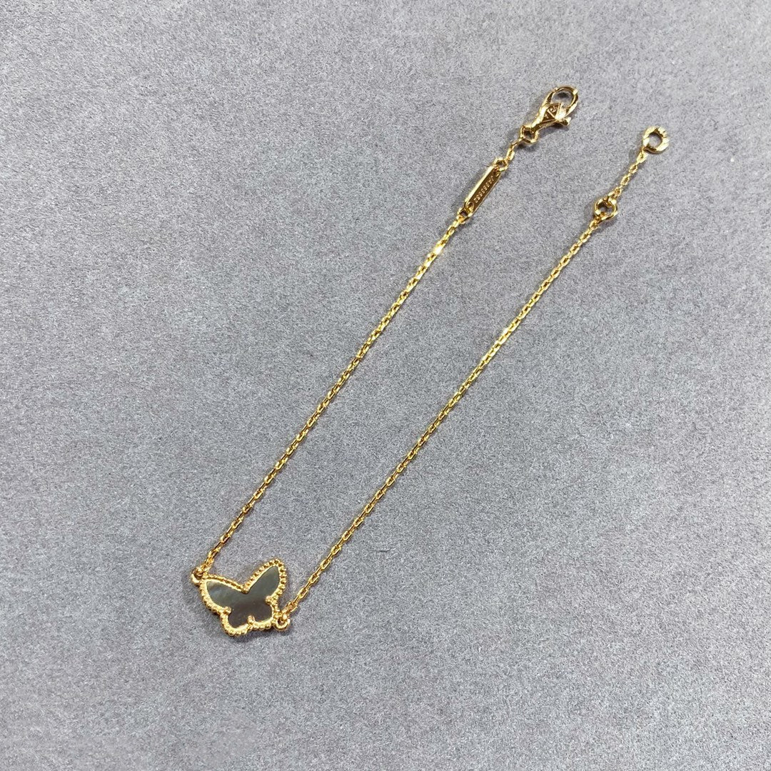 ®Jewelicorn® バタフライ ダークモップ バタフライ ブレスレット