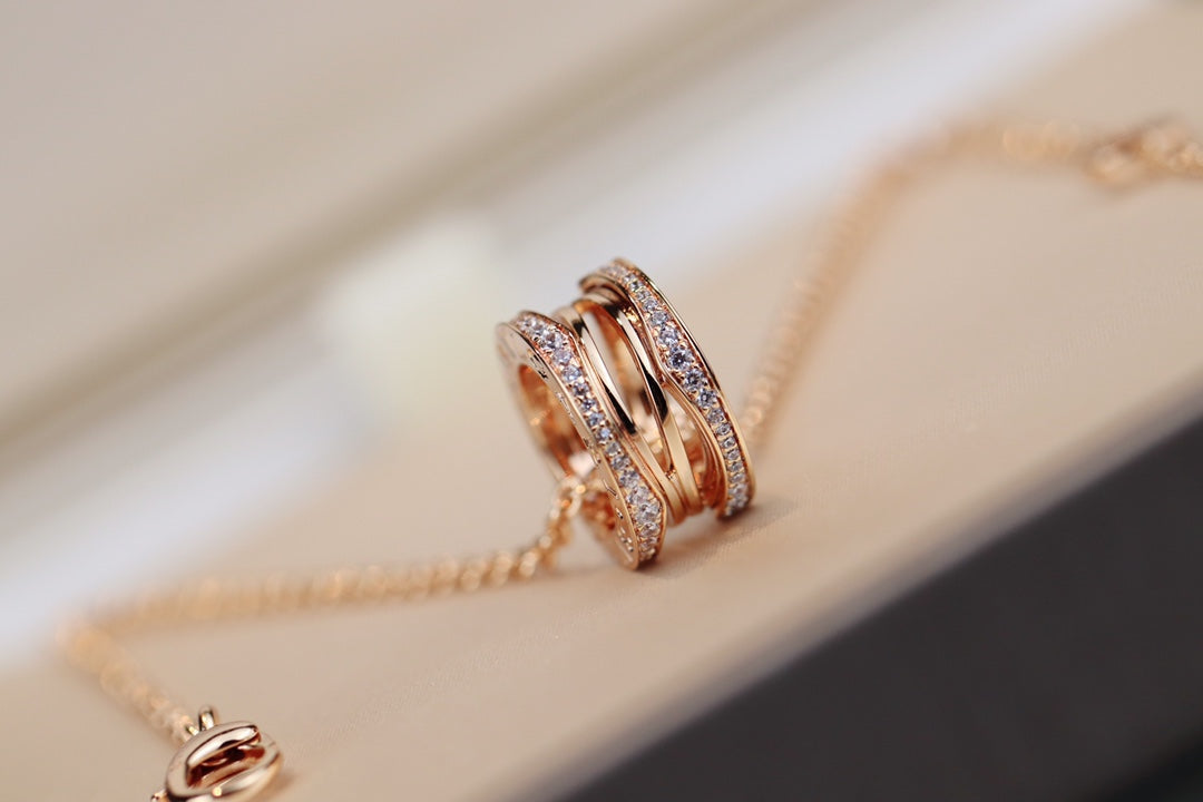 Jewelicorn Zero 1 Halskette aus roségoldenem Metall