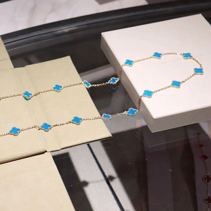 ¡®Jewelicorn¡¯CLOVER 20 MOTIFS TURQUOISE GOLD