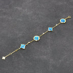 ¡®Jewelicorn¡¯STAR AND SUN TURQUOISE 4 MOTIFS 3 DIAMONDS