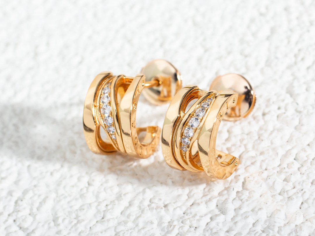 ¡®Jewelicorn¡¯ZERO 1 PINK GOLD DIAMONDS EARRINGS