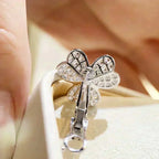 ¡®Jewelicorn¡¯CLOVER COMOS DIAMOND EARRINGS SILVER