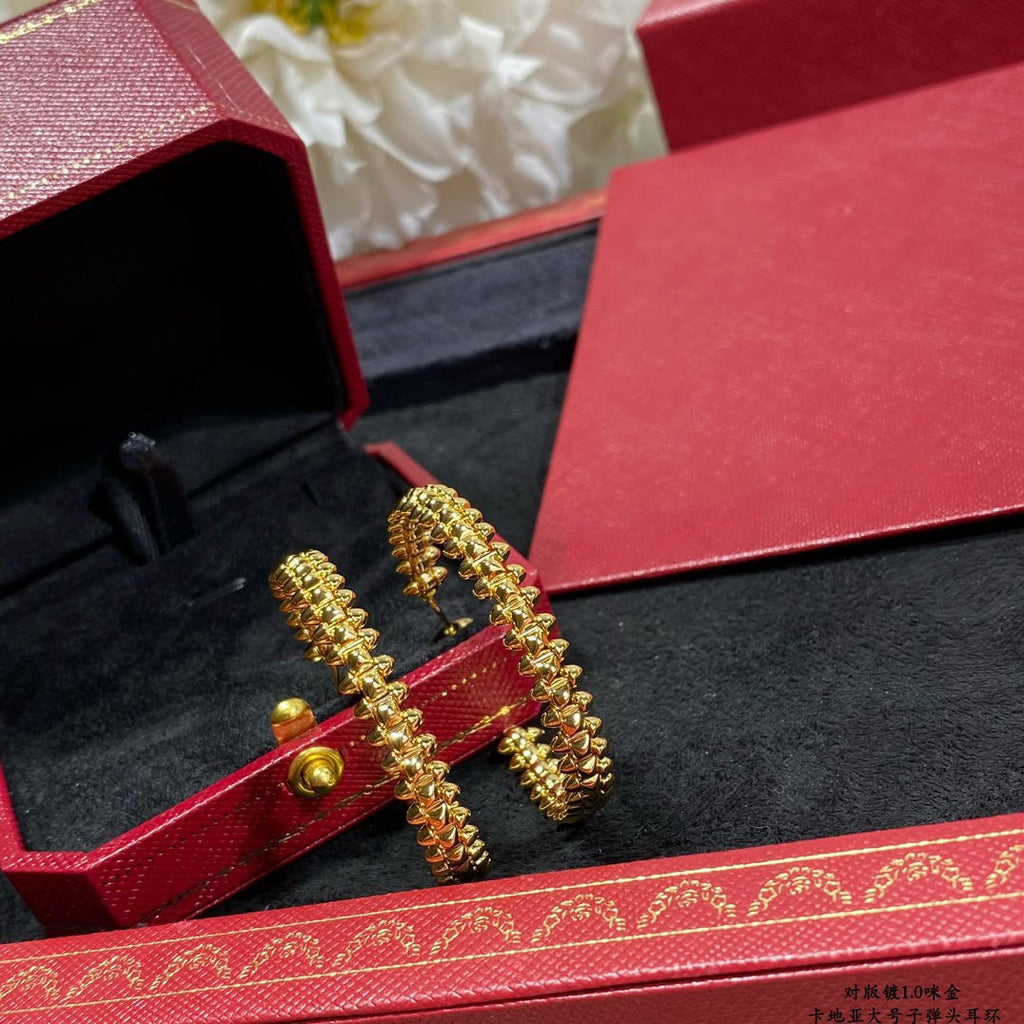 ®Jewelicorn® クラッシュ ラージフープイヤリング