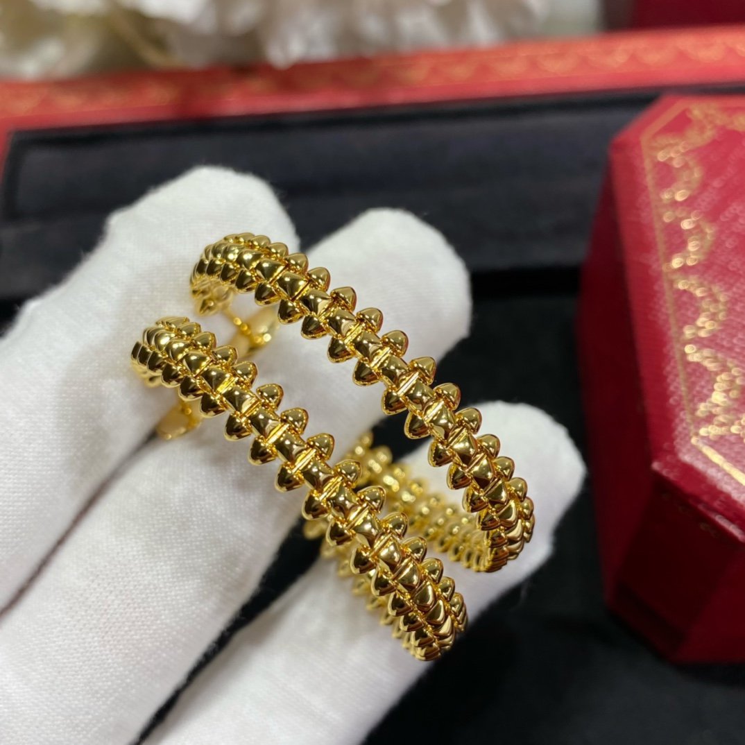 ®Jewelicorn® クラッシュ ラージフープイヤリング