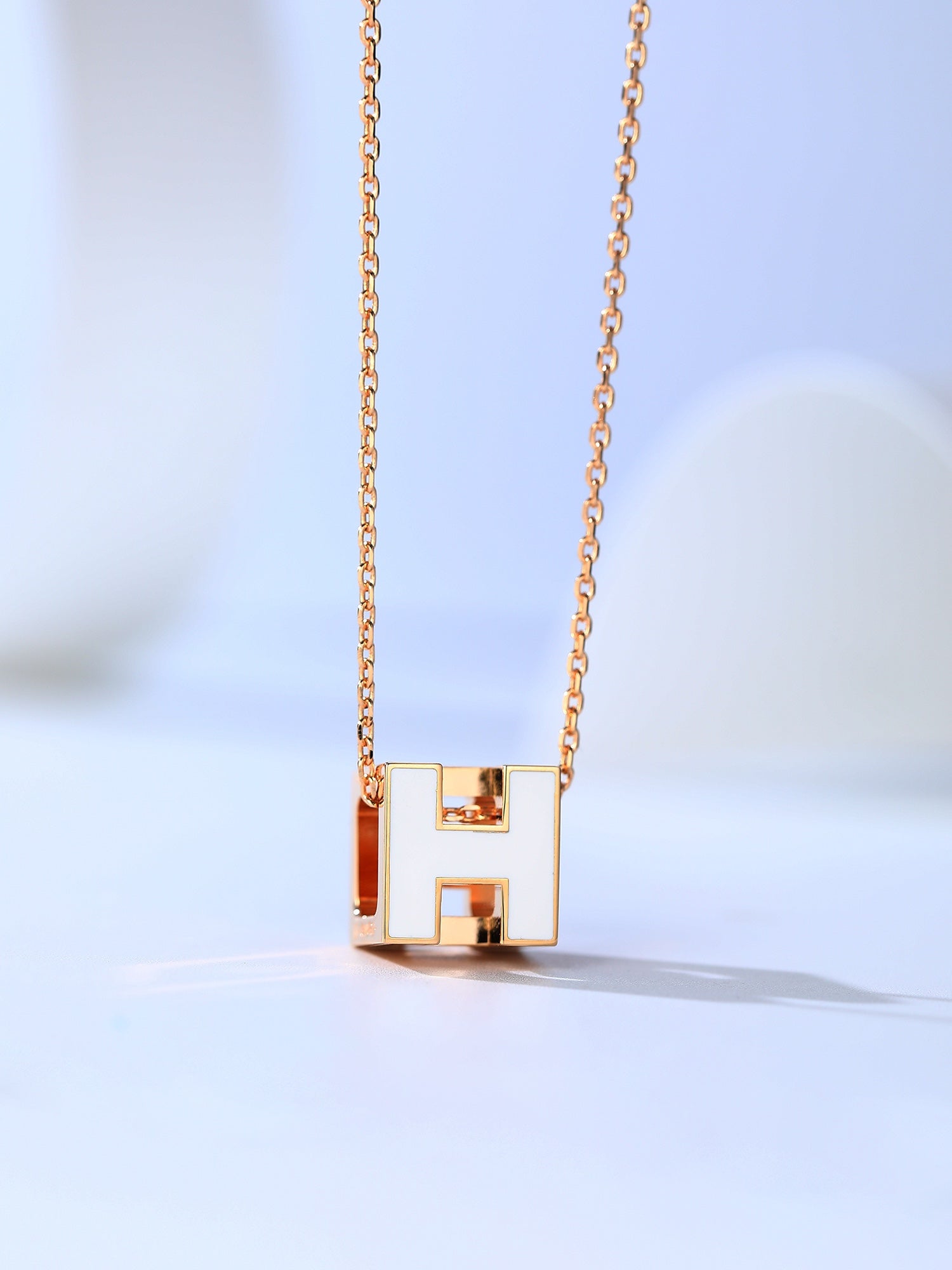 ¡®Jewelicorn¡¯H CAGE PINK GOLD NECKLACE