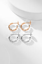 ®Jewelicorn® ビーラブ ダイヤモンド フープイヤリング