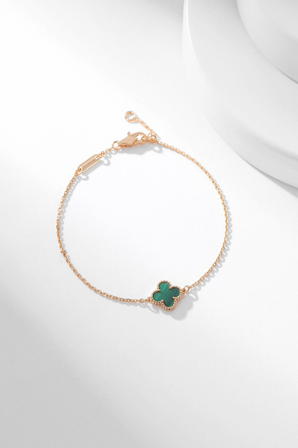 ¡®Jewelicorn¡¯CLOVER BRACELET MALACHITE 1 MOTIF