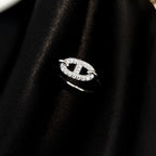 ®Jewelicorn® ロンド スモール シルバー ダイヤモンド リング