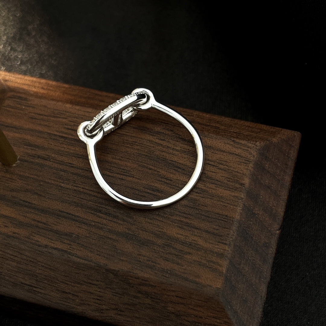 ®Jewelicorn® ロンド スモール シルバー ダイヤモンド リング