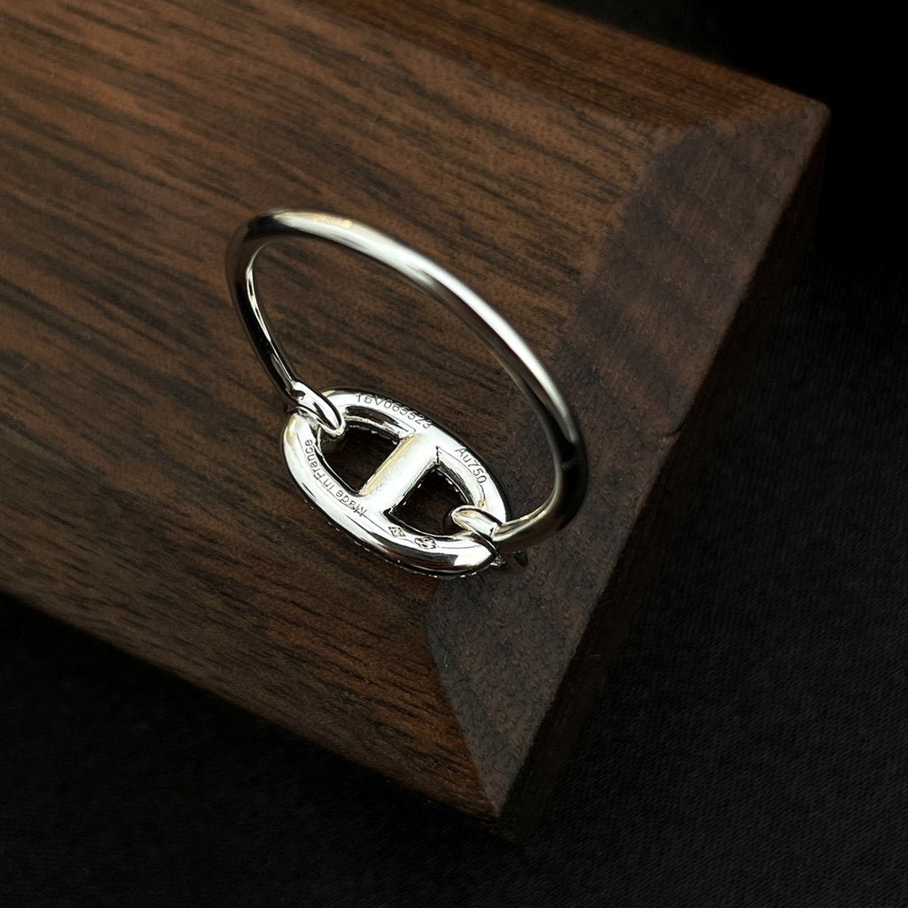 ®Jewelicorn® ロンド スモール シルバー ダイヤモンド リング