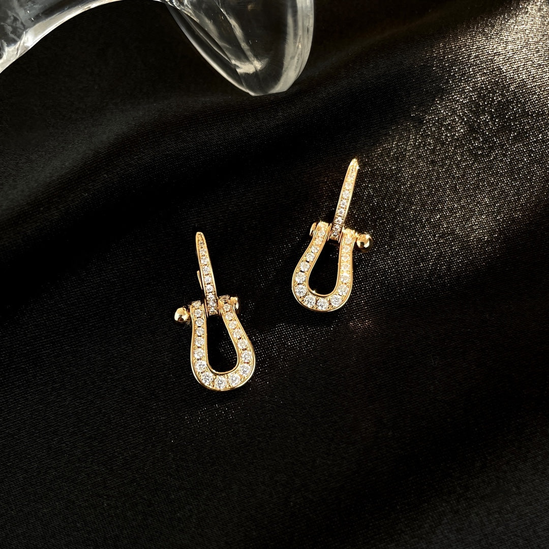 ¡®Jewelicorn¡¯FORCE 10 FULL DIAMOND DROP EARRINGS MEDIUM MODEL