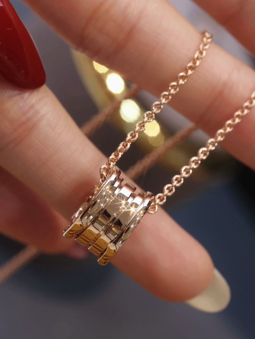 Jewelicorn Zero 1 Halskette aus roségoldenem Metall