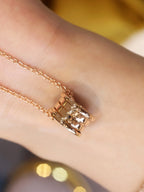 Jewelicorn Zero 1 Halskette aus roségoldenem Metall