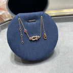 ®Jewelicorn® フォース10 ダイヤモンド チェーンリンク ピンクゴールド ブレスレット