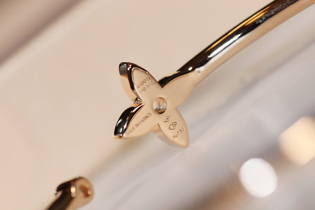 ®Jewelicorn® イディル ゴールド オープンブレスレット ダイヤモンドパヴェ