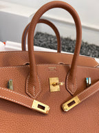 HM Birkin 25 cm Gold Togo Leder Gold Beschläge
