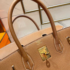 HM Birkin 30 cm Gold Togo Leder Gold Beschläge
