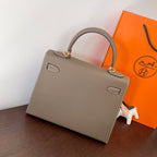 HM KELLY 28CM ETAIN EPSOM LEDER GOLDENE BESCHLÄGE