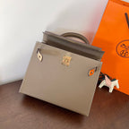 HM KELLY 28CM ETAIN EPSOM LEDER GOLDENE BESCHLÄGE