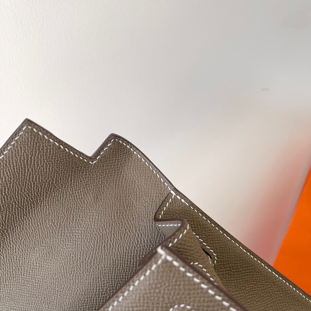 HM KELLY 28CM ETAIN EPSOM LEDER GOLDENE BESCHLÄGE