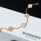 ®ジュエリコーン®クローバーブレスレット 5モチーフ ホワイトモップダイヤモンド