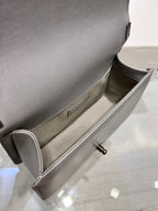 BOY BAG MEDIUM 25 GRAU CAVIAR RUTHENIUM HARDWARE