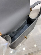 BOY BAG MEDIUM 25 DUNKELGRAU CAVIAR GOLDENE HARDWARE