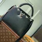 CAPUCINES BB 27 BLACK TAURILLON SILBERNE BESCHLÄGE