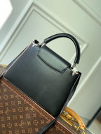 CAPUCINES BB 27 BLACK TAURILLON SILBERNE BESCHLÄGE