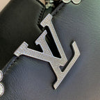 CAPUCINES BB 27 BLACK TAURILLON SILBERNE BESCHLÄGE