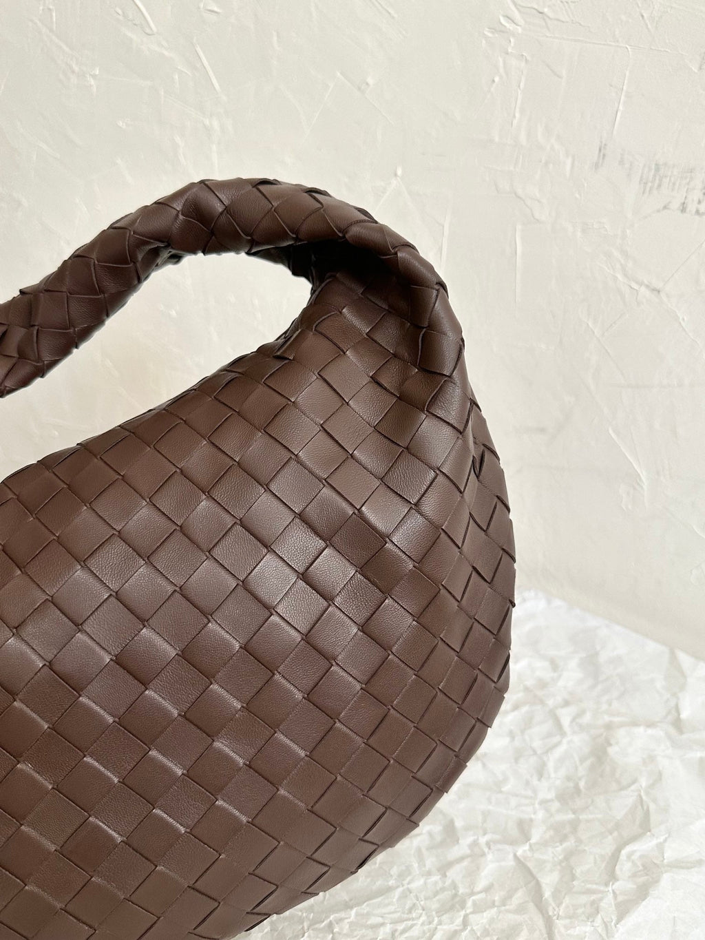 BV SMALL JODIE 48CM SCHOKOLADEN-WILDLEDER 