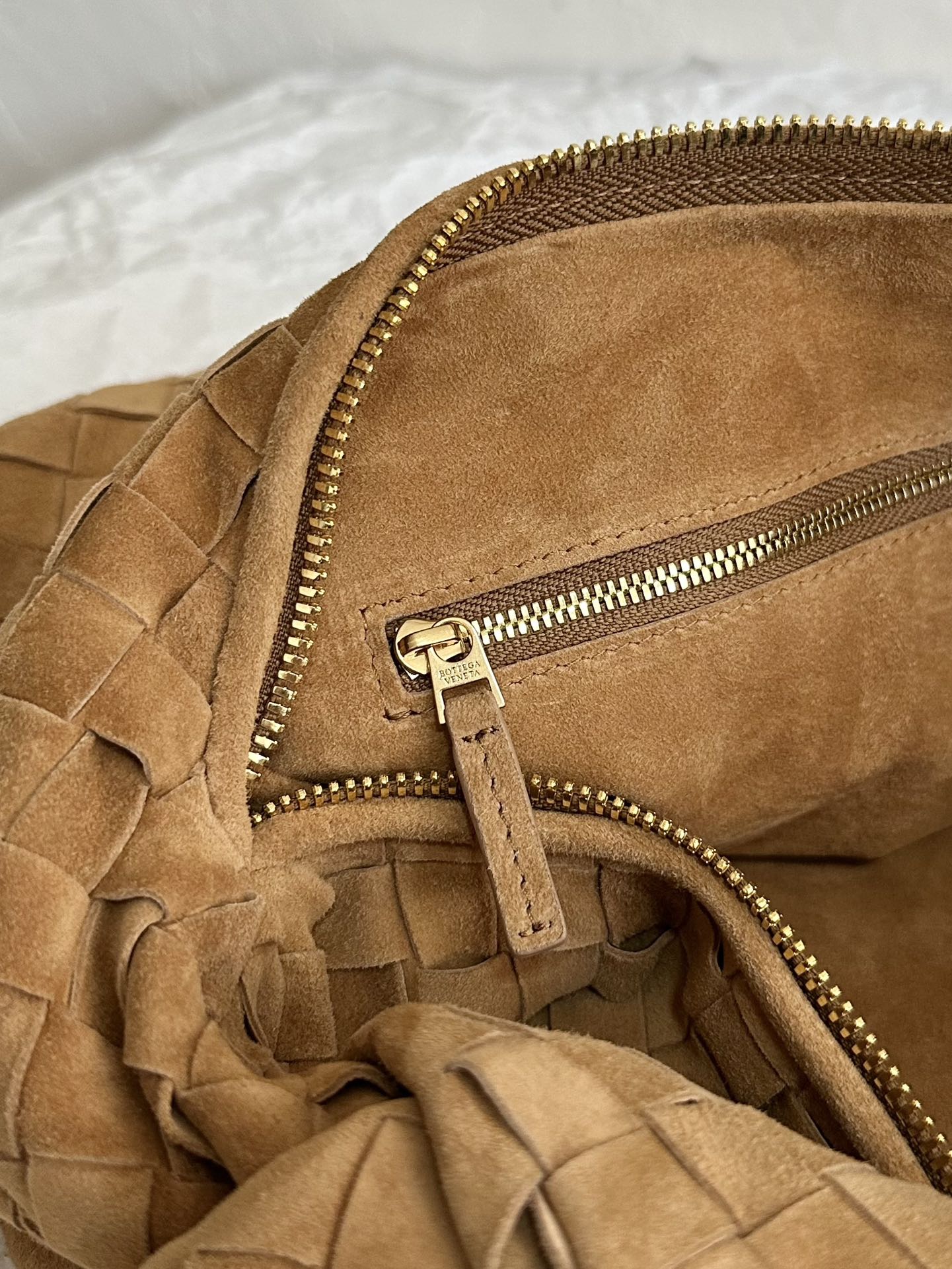 BV SMALL JODIE 48CM BRAUNES WILDLEDER 