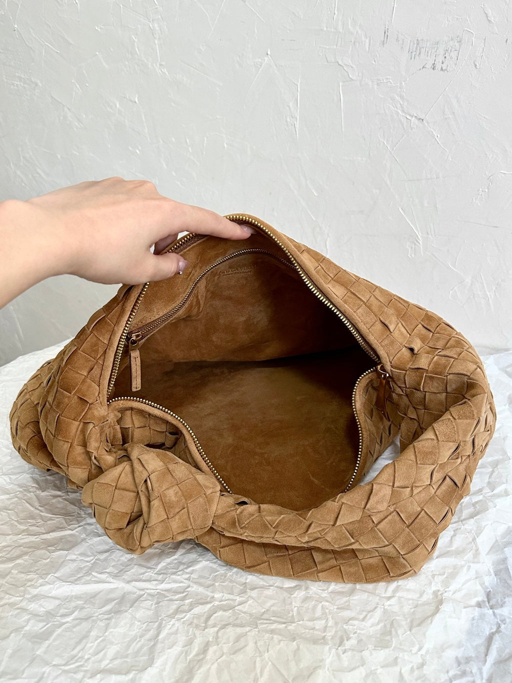 BV SMALL JODIE 48CM BRAUNES WILDLEDER 