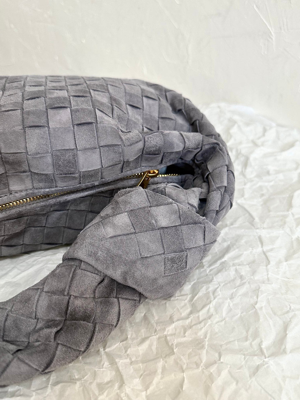 BV SMALL JODIE 48CM GRAUES WILDLEDER 