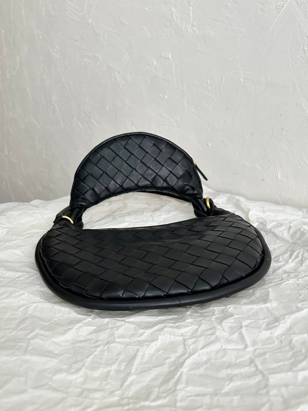 BV MEDIUM GEMELLI 36CM SCHWARZES LAMMLEDER 