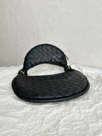 BV MEDIUM GEMELLI 36CM SCHWARZES LAMMLEDER 