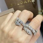 ¡®Jewelicorn¡¯SERPENTI RING SILVER DIAMOND PAVED