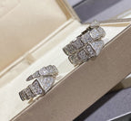 ¡®Jewelicorn¡¯SERPENTI LARGE RING SILVER DIAMOND PAVED