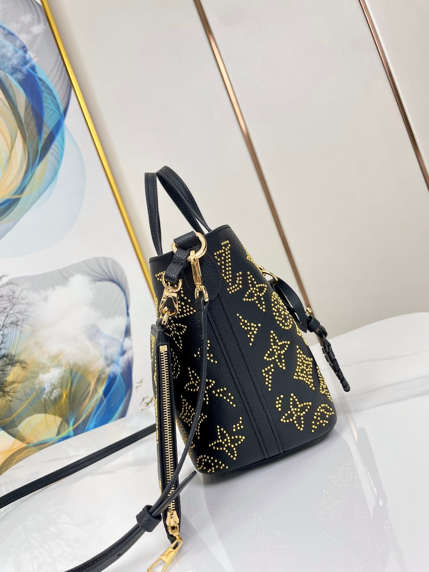 BLOSSOM PM 20 SCHWARZES MAHINA-KALBSLEDER 