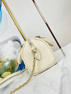 SPEEDY 20,5 WEISS-ROSA MONOGRAMM-LEINWAND 