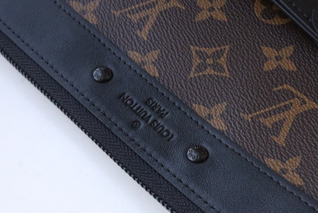 POCHETTE TO GO 30 MONOGRAMM-LEINWAND