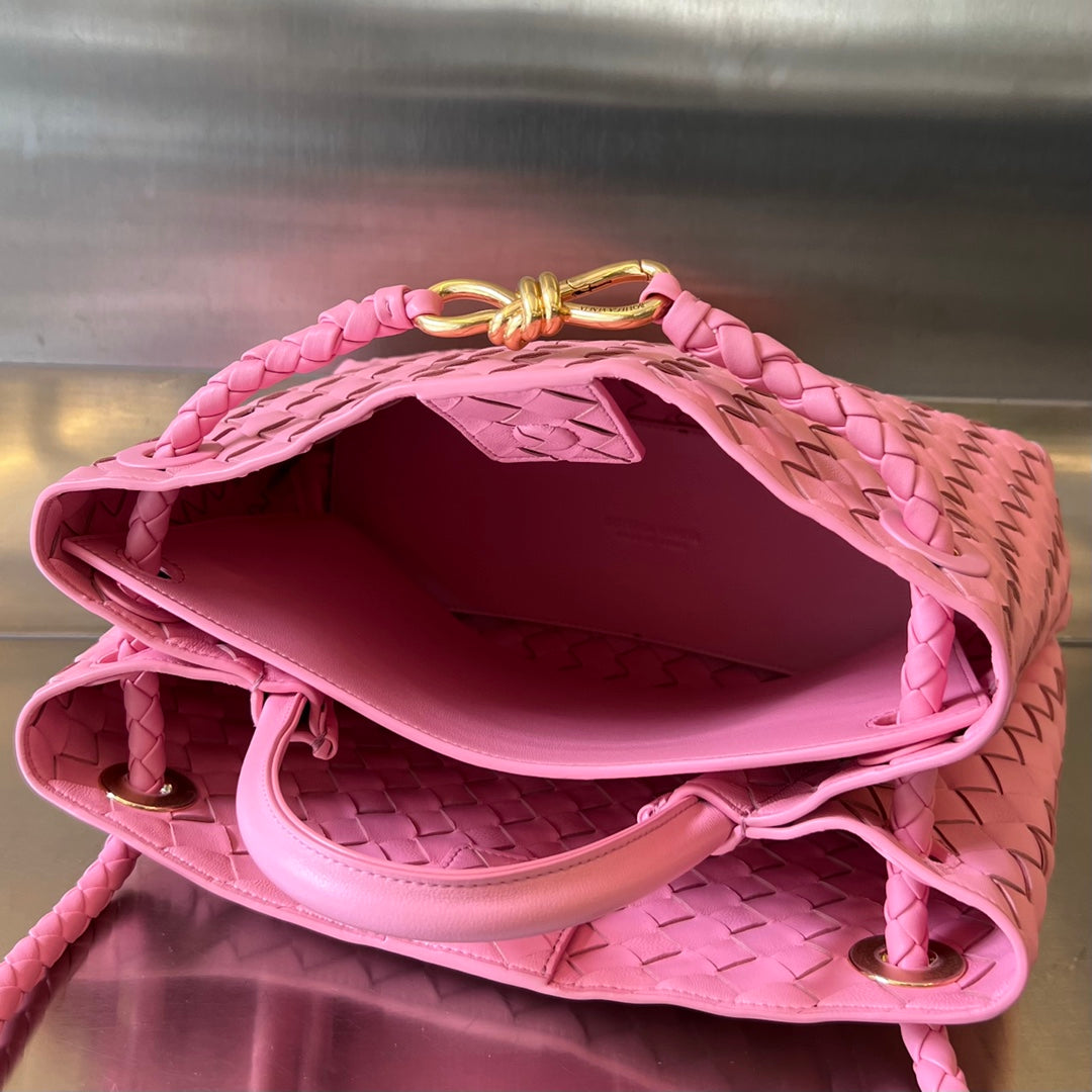 BV MEDIUM ANDIAMO 32CM ROSA LAMMFELL