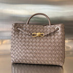 BV MEDIUM ANDIAMO 32CM SCHOKOLADENLAMMHAUT