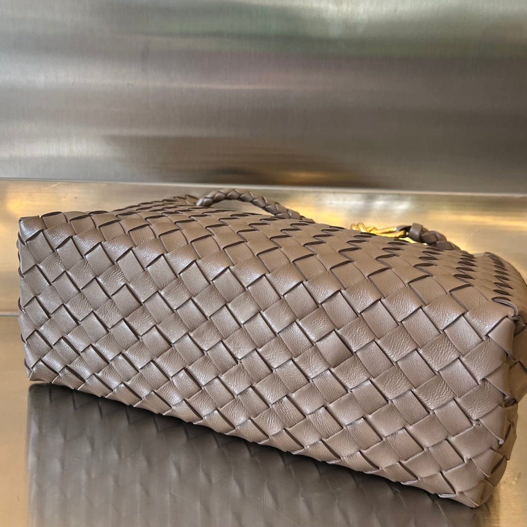 BV MEDIUM ANDIAMO 32CM SCHOKOLADENLAMMHAUT