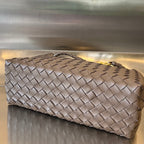 BV MEDIUM ANDIAMO 32CM SCHOKOLADENLAMMHAUT