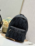 RIDER RUCKSACK SCHWARZ SCHRÄGES JACQUARD