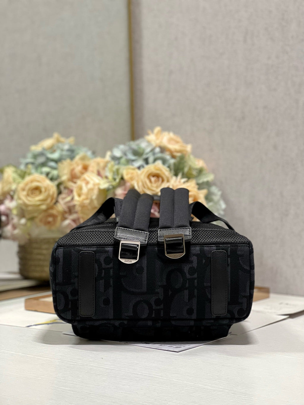 RIDER RUCKSACK SCHWARZ SCHRÄGES JACQUARD