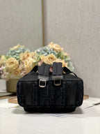 RIDER RUCKSACK SCHWARZ SCHRÄGES JACQUARD