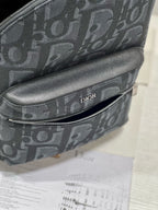 RIDER RUCKSACK SCHWARZ SCHRÄGES JACQUARD