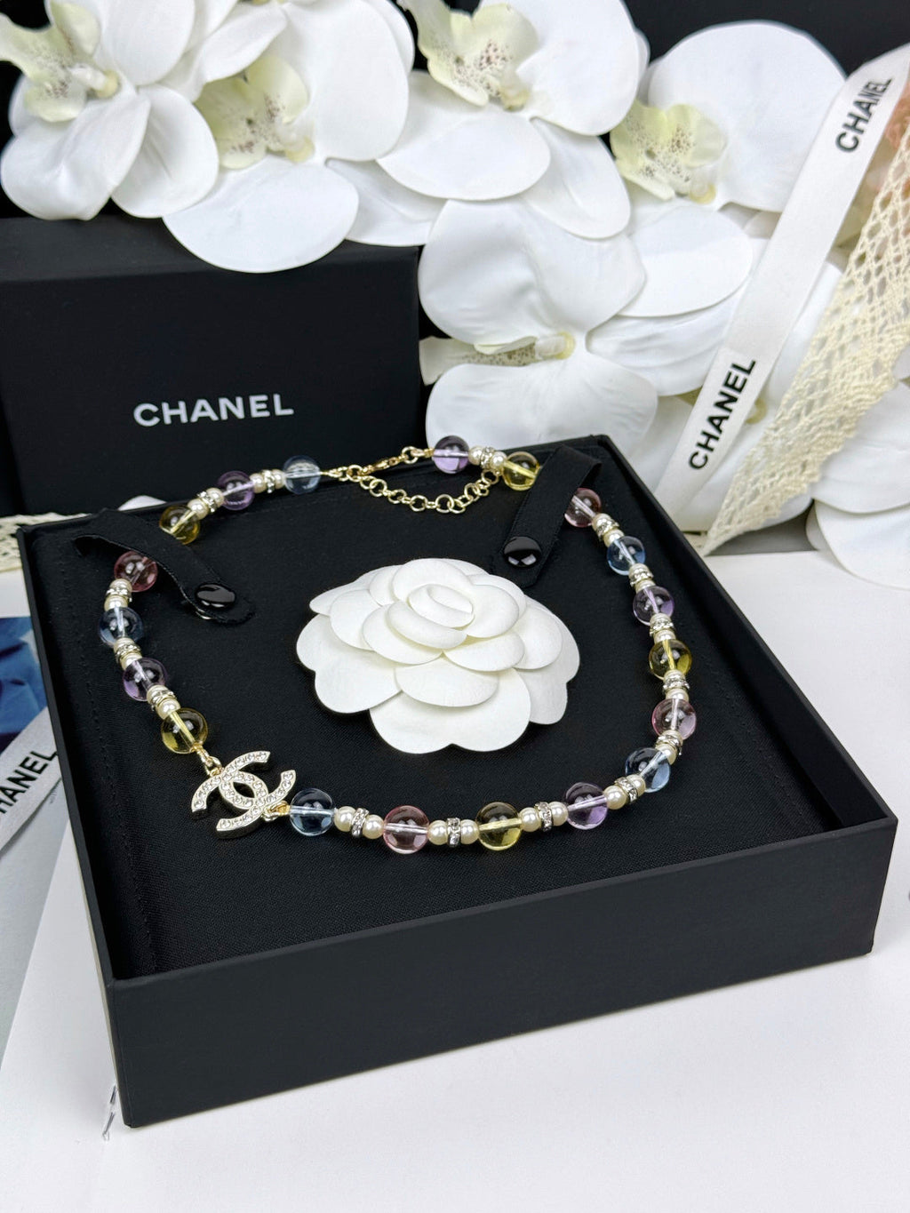 [⭐JeweliWhal]26C New Spring Collection Colorful Transparent Resin Necklace